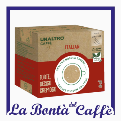 UnAltro Caffè 100 Capsulè compatibile Lavazza A Modo Mio Miscela Italian