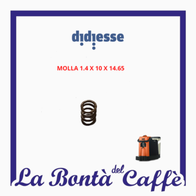 Molla Misure 1.4x10x14.65 Macchina Caffe’ Didi’ Frd060 Ricambio Originale