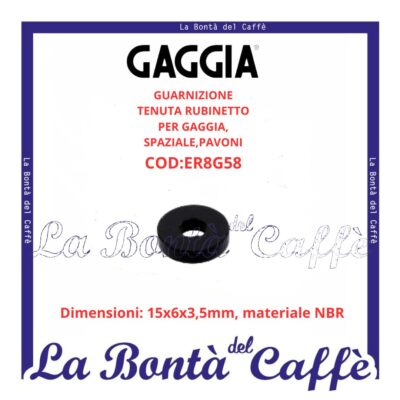 Guarnizione Tenuta Rubinetto Macchina Caffe’ Gaggia Ricambio Originale