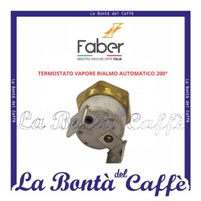 Termostato Vapore Riarmo Automatico  200° Macchina Caffè Slot Faber Ricambio