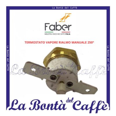 Termostato Vapore Riarmo Manuale 250° Macchina Caffe’ Slot  Faber Ricambio