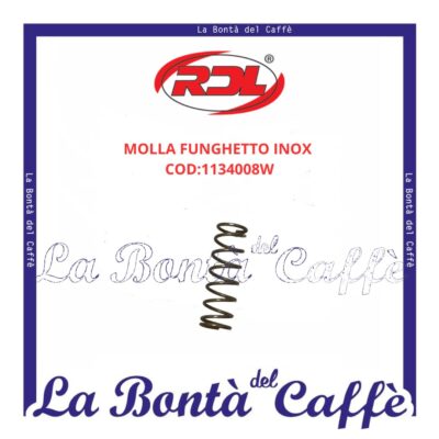 Molla Funghetto Inox Macchina Caffè Rdl 1134008w Ricambio Originale