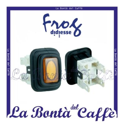 Pulsante Interruttore Arancio Fast 4.8 Macchina Caffè Frog FR038 Ricambio Originale