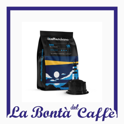 Caffe’ Italiano 100 Capsula Compatibile Caffitaly Dek Decaffeinato