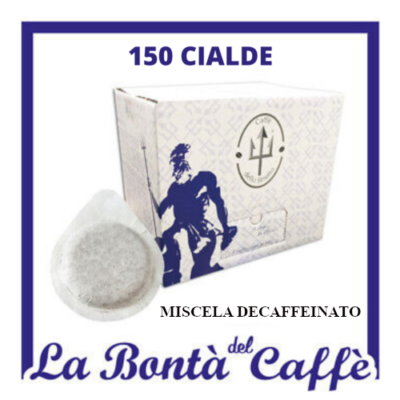 150 Cialde Caffè dello Stretto Miscela Deka Decaffeinato Compatibile Ese 44mm