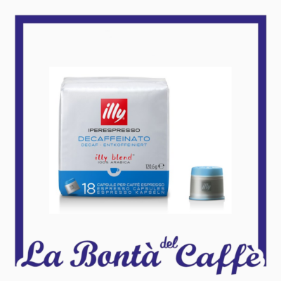 108 Capsule Caffè Ipso Home Illy Deka Decaffeinato