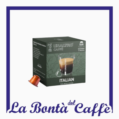 Un Altro Caffe’ 50 Capsula Compatibile Nespresso In Alluminio Miscela Italian