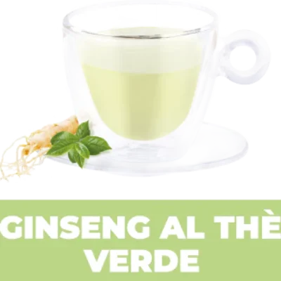 16 Capsule Dolce Gusto® Unaltro Caffè Miscela Ginseng The Verde