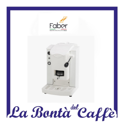 FABER COFFEE MACHINES modello Slot Plast macchina caffè a cialde ese 44mm colore bianco