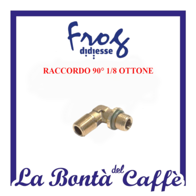 Raccordo 90° 1/8 Ottone Macchina Caffè Didiesse Frog Ricambio