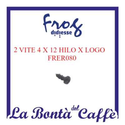 Vite 4 X 12 Hilo Logo Macchina Caffè Didiesse Frog