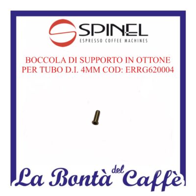 Boccola Supporto Ottone Tue D. I. 4 Mm Macchina Spinel / Saeco