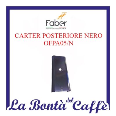 Carter Posteriore Nero Macchina Caffè Faber OFPA05/N