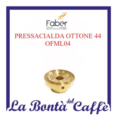 Pressacialda Ottone 44 Macchina Caffè Faber OFML04