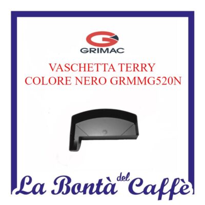 Vaschetta Terry Colore Nero Grimac MG882 + Griglia Acciaio