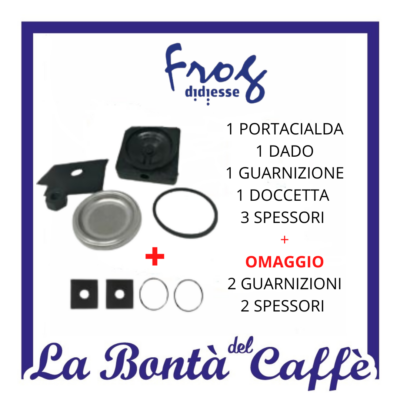 ricambi originali per macchine caffe’ didiesse frog +OMAGGIO 2spessori 2 oring