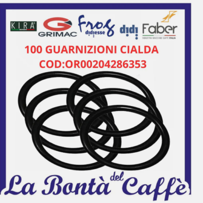 RICAMBI ORIGINALI STOCK 100 GUARNIZIONI CIALDA X MACCHINA CAFFE’ DIDIESSE FROG